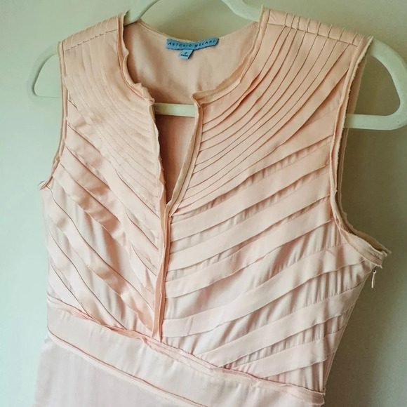 Antonio Melani Peach Tiered Clara Dress (Size 2) - Picture 3 of 12